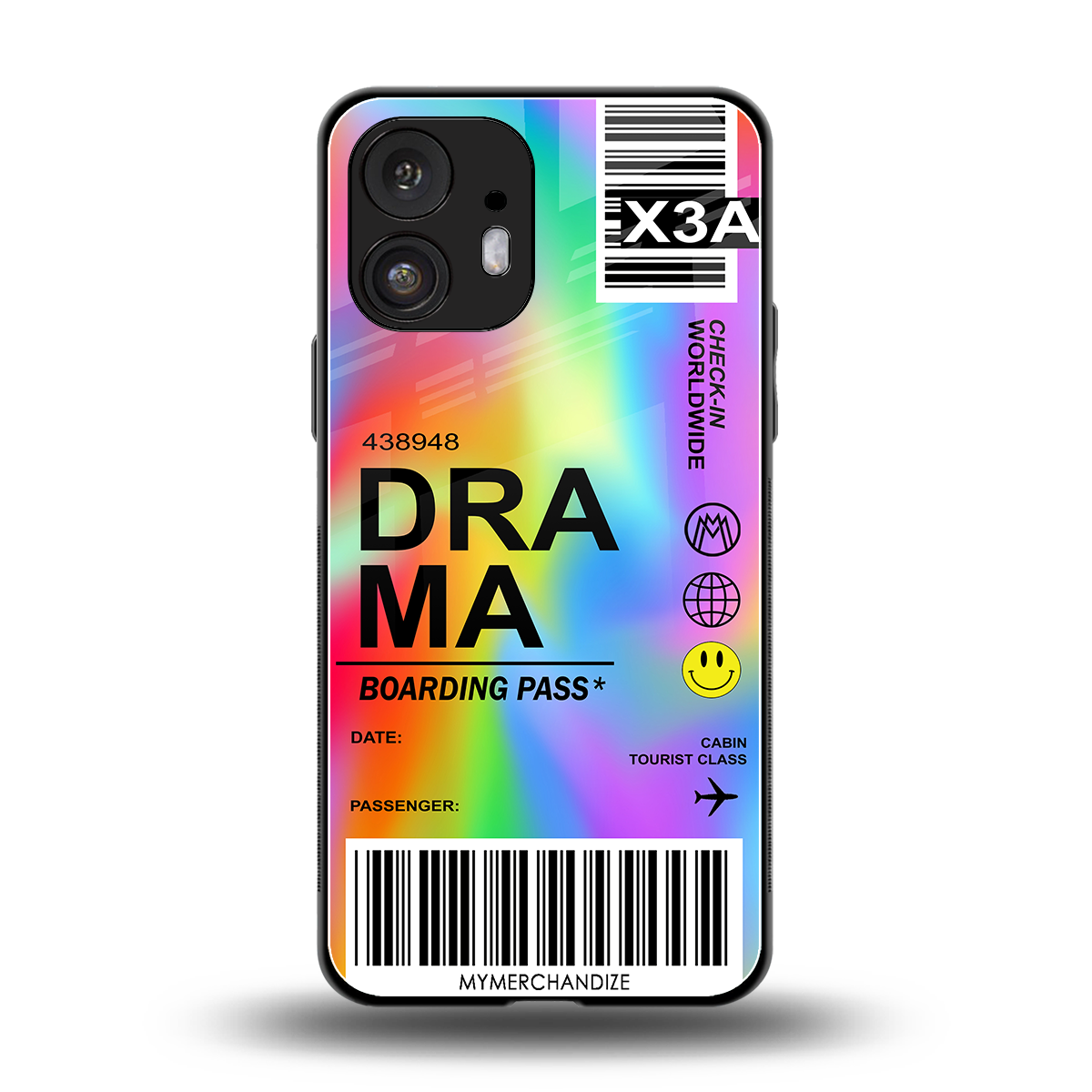 drama back phone cover | glass case for nothing phone 2