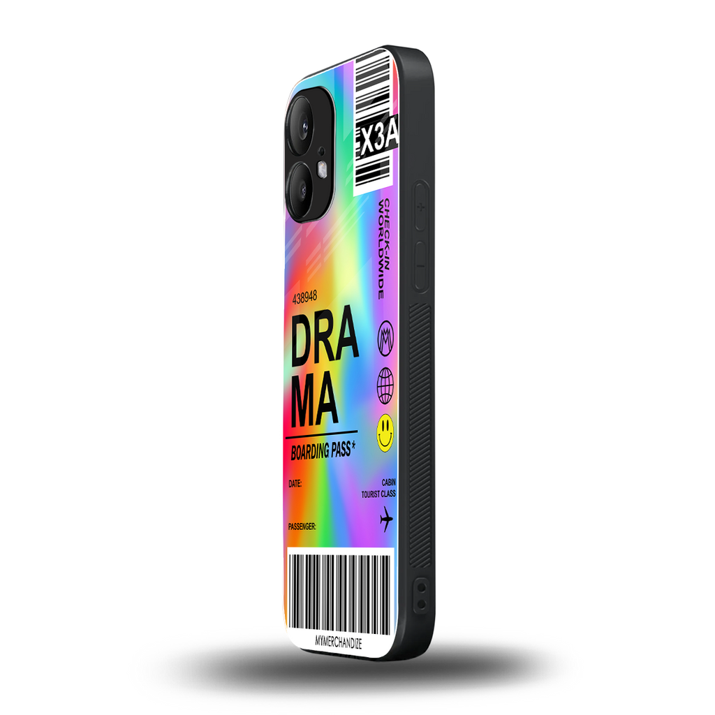 drama back phone cover | glass case for nothing phone 2