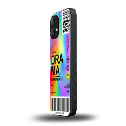 drama back phone cover | glass case for nothing phone 2