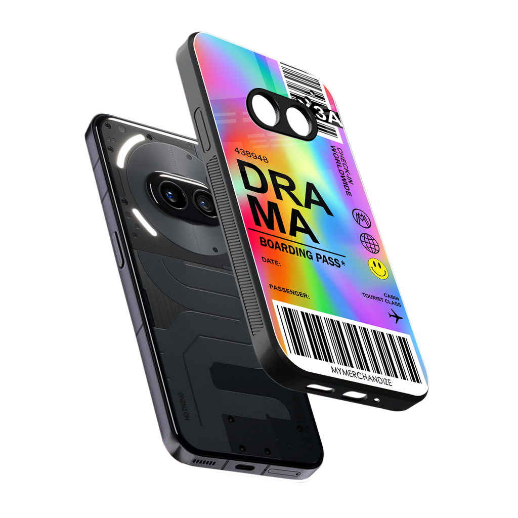 drama back phone cover | glass case for nothing phone 2a
