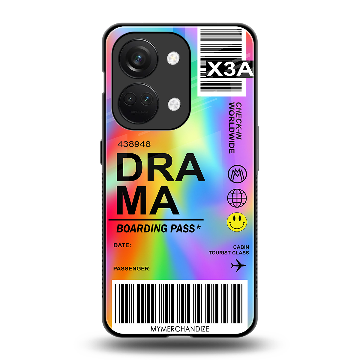 drama back phone cover | glass case for oneplus nord 3