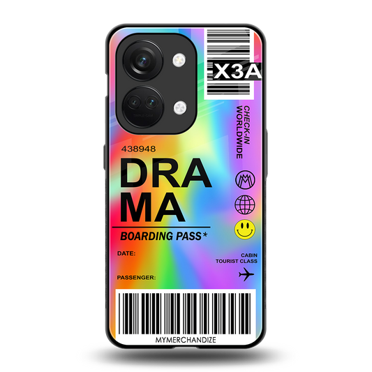 drama back phone cover | glass case for oneplus nord 3