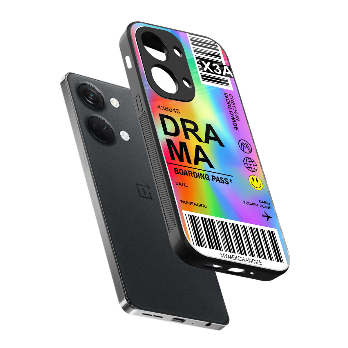 drama back phone cover | glass case for oneplus nord 3