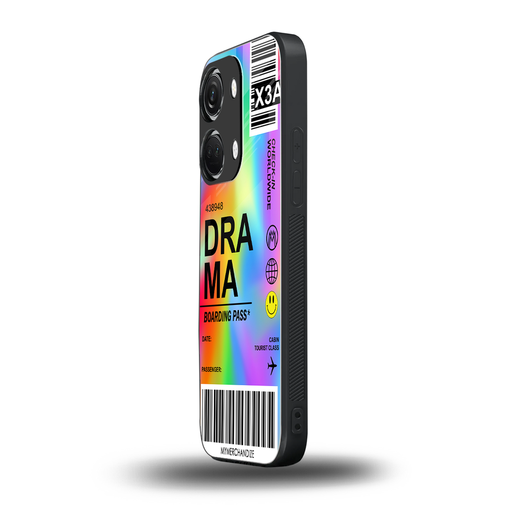 drama back phone cover | glass case for oneplus nord 3