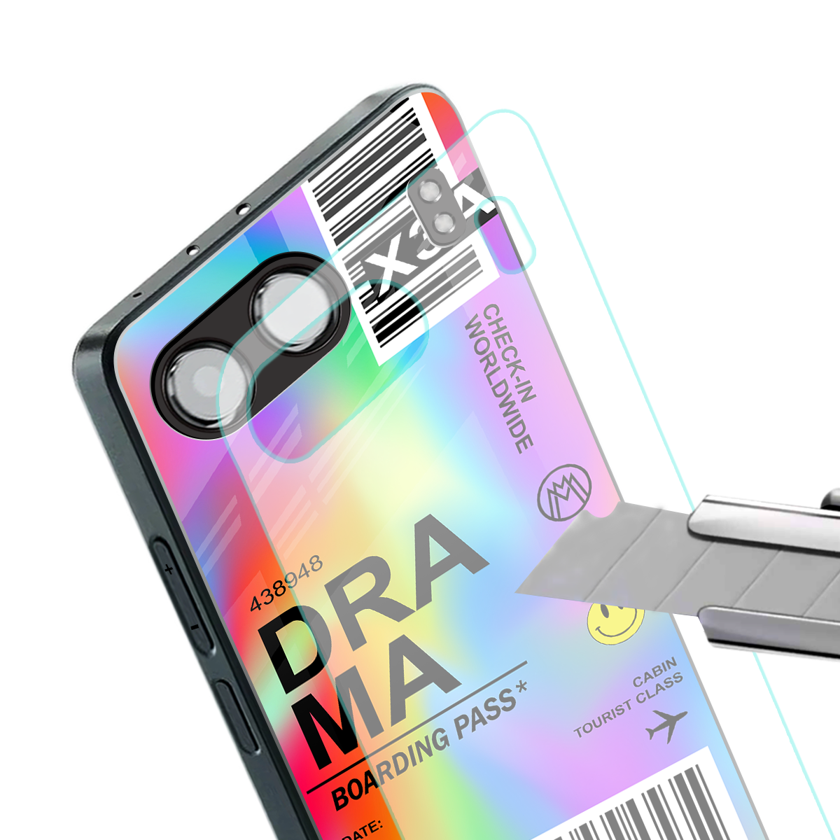 drama back phone cover | glass case for oneplus nord 4