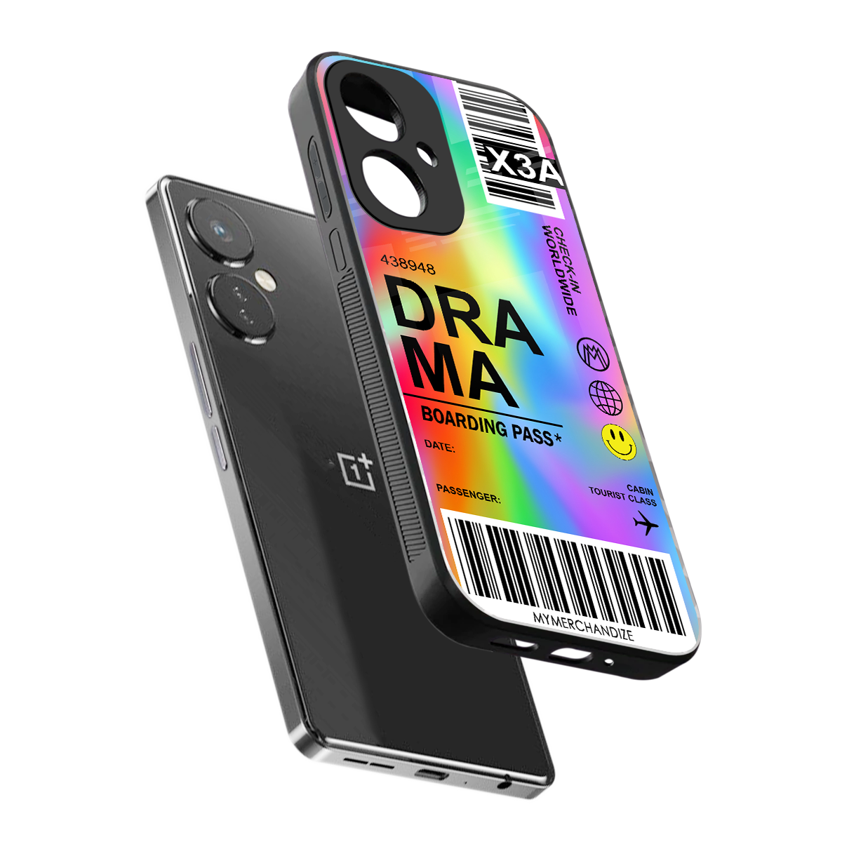 drama back phone cover | glass case for oneplus nord ce 3