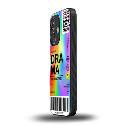 drama back phone cover | glass case for oneplus nord ce 3