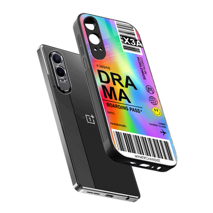 drama back phone cover | glass case for oneplus nord ce 4 lite
