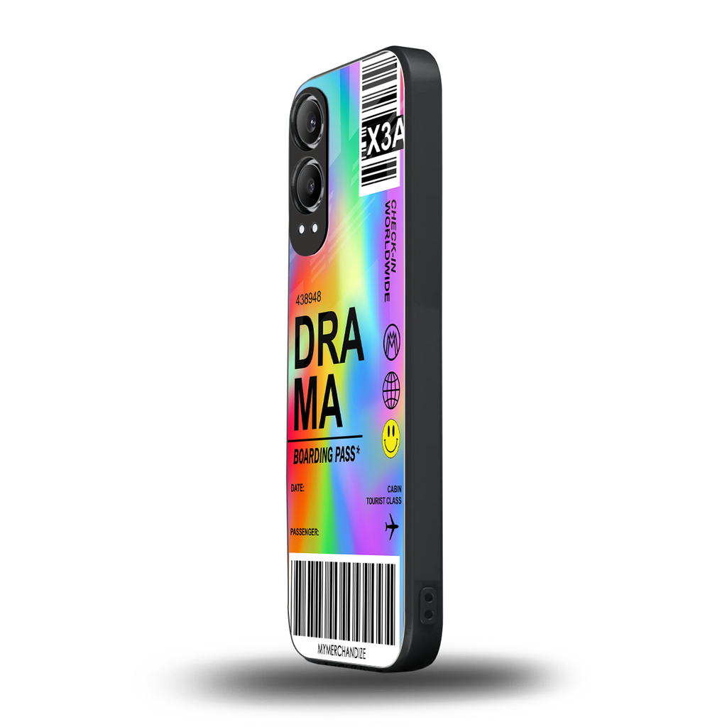 drama back phone cover | glass case for oneplus nord ce 4 lite