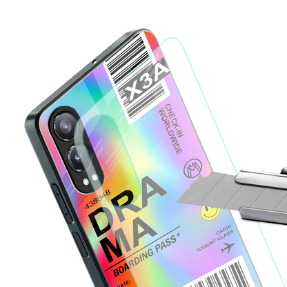 drama back phone cover | glass case for oneplus nord ce 4 lite