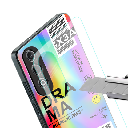 drama back phone cover | glass case for oneplus nord ce 4