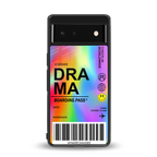 drama back phone cover | glass case for Google Pixel 6A
