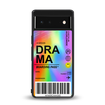 drama back phone cover | glass case for Google Pixel 6A