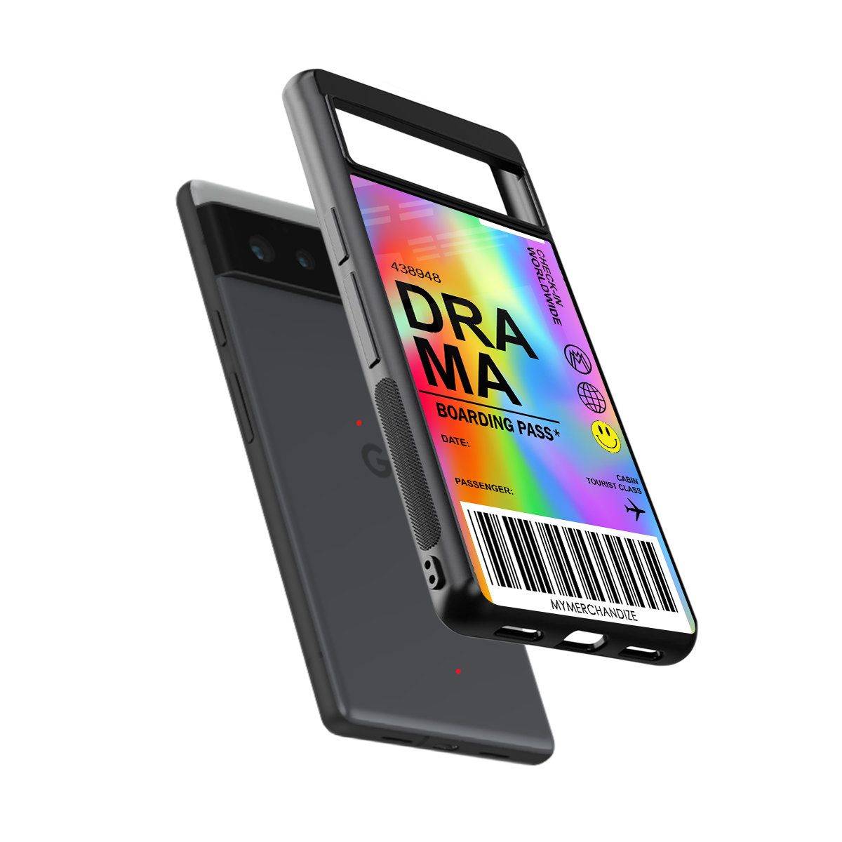 drama back phone cover | glass case for google pixel 6