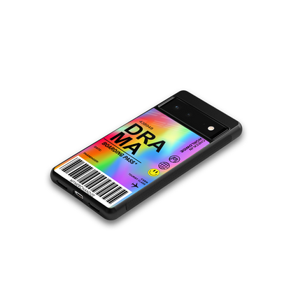 drama back phone cover | glass case for Google Pixel 6A