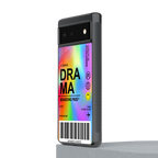 drama back phone cover | glass case for Google Pixel 6A