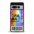 drama back phone cover | glass case for google pixel 7 pro
