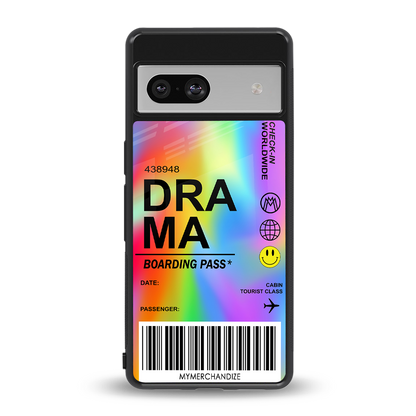 drama back phone cover | glass case for Google Pixel 7