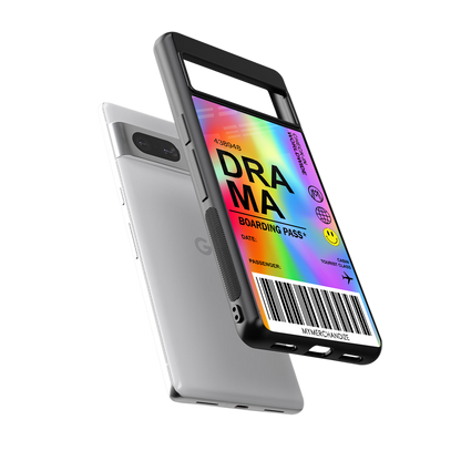 drama back phone cover | glass case for Google Pixel 7A