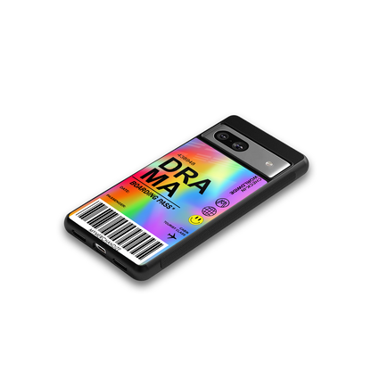 drama back phone cover | glass case for Google Pixel 7