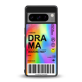 drama back phone cover | glass case for google pixel 8 pro