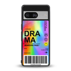 drama back phone cover | glass case for Google Pixel 8