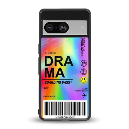 drama back phone cover | glass case for Google Pixel 8