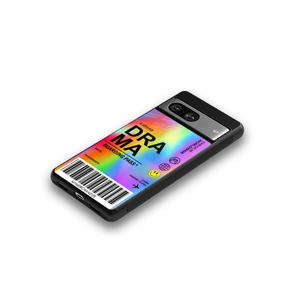 drama back phone cover | glass case for Google Pixel 8