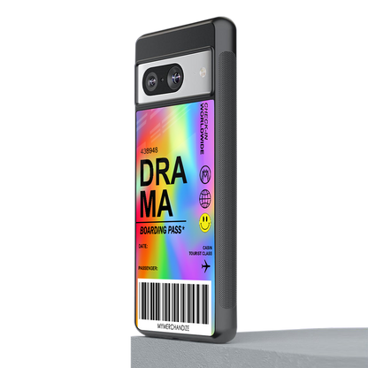 drama back phone cover | glass case for Google Pixel 8