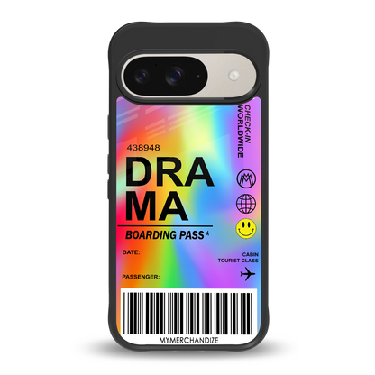 drama back phone cover | glass case for google pixel 9