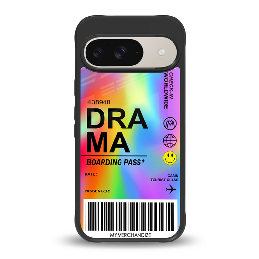 drama back phone cover | glass case for google pixel 9