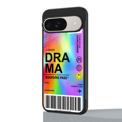 drama back phone cover | glass case for google pixel 9