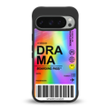 drama back phone cover | glass case for google pixel 9 pro