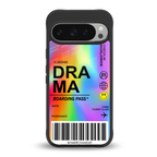 drama back phone cover | glass case for google pixel 9 pro