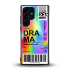 drama back phone cover | glass case for samsung galaxy s23 ultra