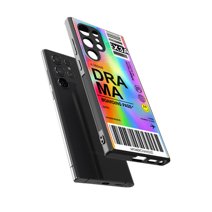 drama back phone cover | glass case for samsung galaxy s23 ultra