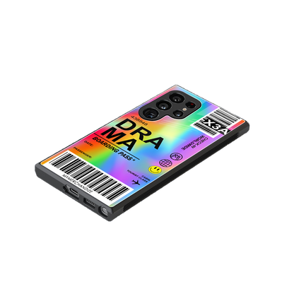 drama back phone cover | glass case for samsung galaxy s23 ultra