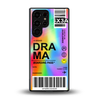 drama back phone cover | glass case for samsung galaxy s25 ultra