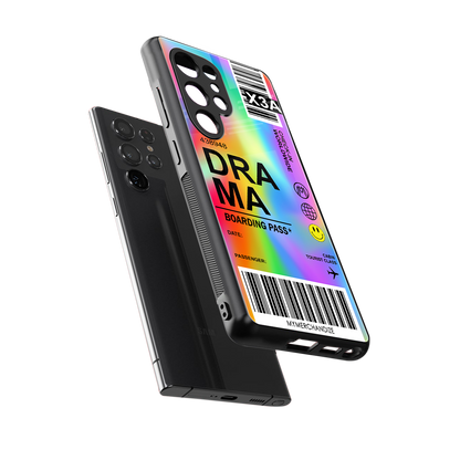 drama back phone cover | glass case for samsung galaxy s25 ultra