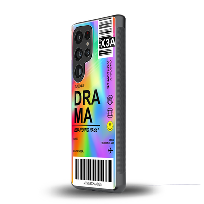 drama back phone cover | glass case for samsung galaxy s25 ultra