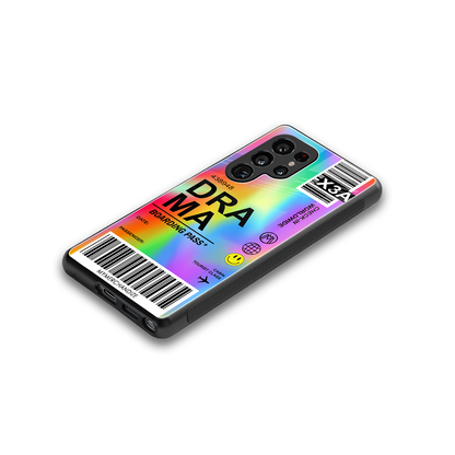drama back phone cover | glass case for samsung galaxy s25 ultra