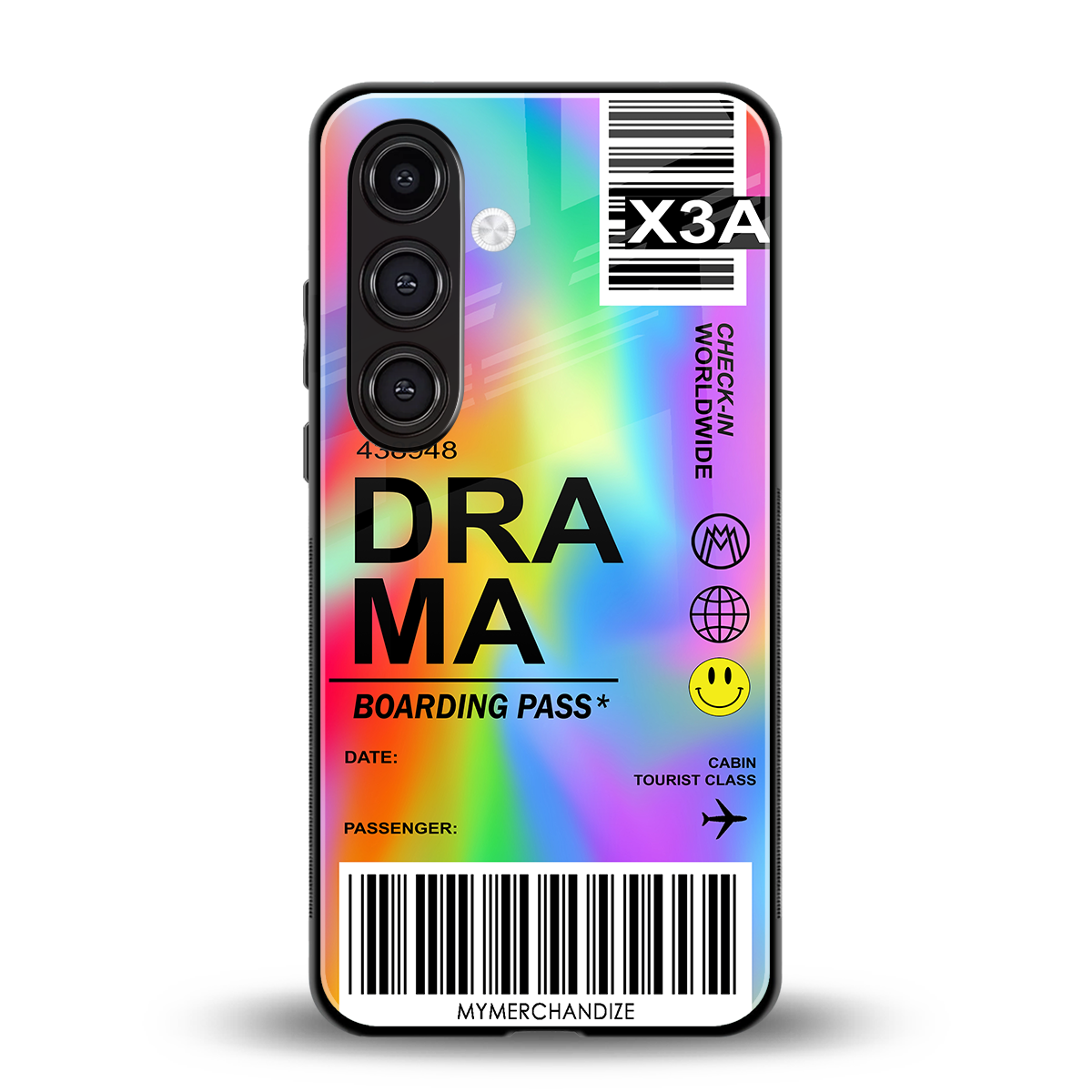 drama back phone cover | glass case for samsung galaxy s25 plus