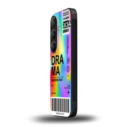 drama back phone cover | glass case for samsung galaxy s24 fe