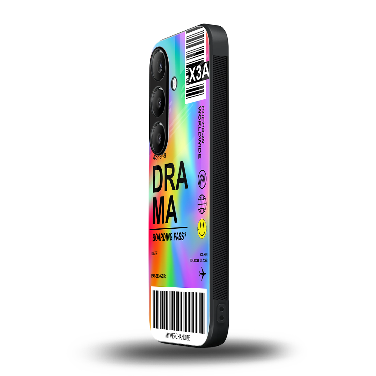 drama back phone cover | glass case for samsung galaxy s24 plus