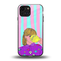 dramateacal girl back phone cover | glass case for iphone 13 mini