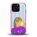 dramateacal girl back phone cover | glass case for iphone 13 pro