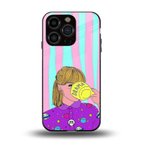dramateacal girl back phone cover | glass case for iphone 13 pro