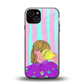 dramateacal girl back phone cover | glass case for iphone 13