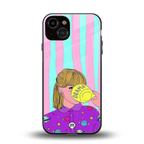dramateacal girl back phone cover | glass case for iphone 13