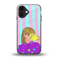 dramateacal girl back phone cover | glass case for iphone 16